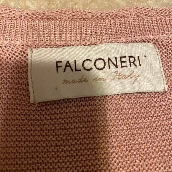 Falconeri crochet pattern rose gold sweater - Picture 4 of 7